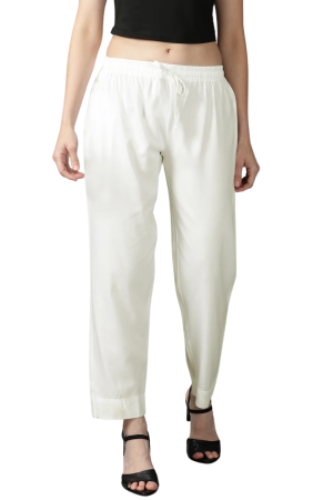 CADILA Women's Cotton Drawstring Rayon Pants 3