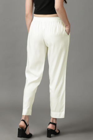 CADILA Women's Cotton Drawstring Rayon Pants 3