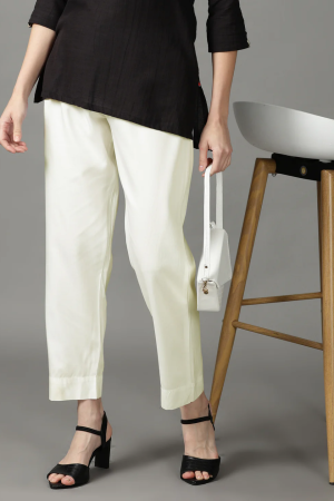 CADILA Women's Cotton Drawstring Rayon Pants 3