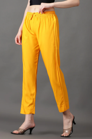 CADILA Women's Cotton Drawstring Rayon Pants 7