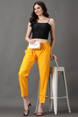 CADILA Women's Cotton Drawstring Rayon Pants 7