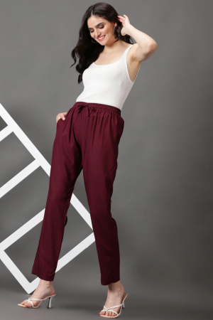 CADILA Women's Cotton Drawstring Rayon Pants 8