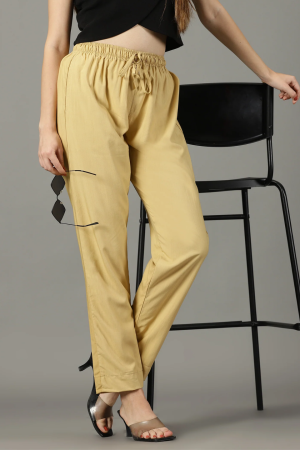 CADILA Women's Cotton Drawstring Rayon Pants 10