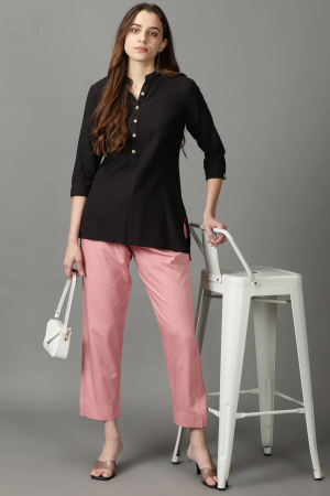 CADILA Women's Cotton Drawstring Rayon Pants 1