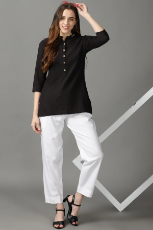 CADILA Women's Cotton Drawstring Rayon Pants 2