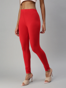 Women's Super Soft Pure Cotton Churidhar Length Bio Wash Anti Pilling Leggings For Women