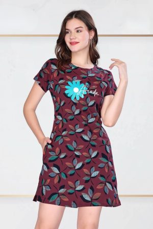 CADILA Womens Half Sleeve Long Length T-Shirt 5