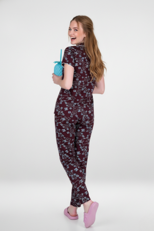 CADILA Women Cotton Printed Button Top & Pyjama Set 3