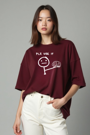 CADILA Women's Loose Fit Half Sleeve Cotton T-Shirt 1