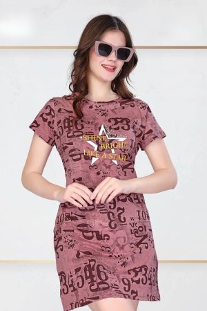 CADILA Womens Half Sleeve Long Length T-Shirt 6