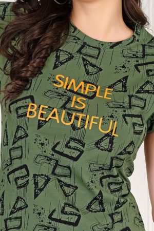 CADILA Womens Half Sleeve Overall Printed T-Shirt 7