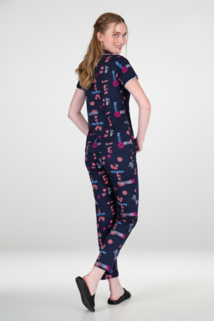 CADILA Women Cotton Printed Button Top & Pyjama Set 5