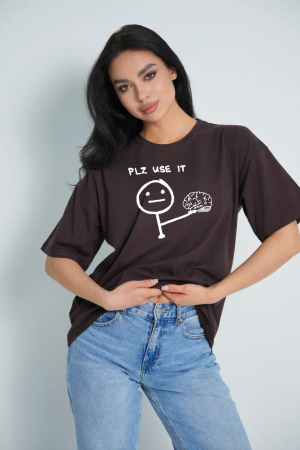 CADILA Women's Loose Fit Half Sleeve Cotton T-Shirt 2