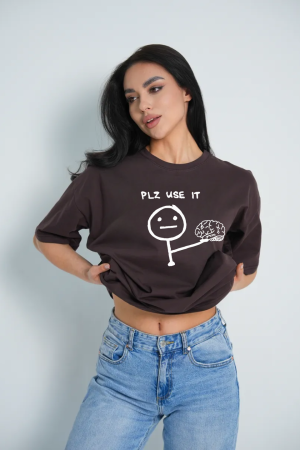 CADILA Women's Loose Fit Half Sleeve Cotton T-Shirt 2