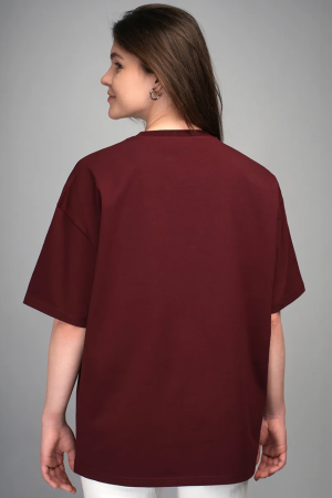 CADILA Women's Loose Fit Half Sleeve Cotton T-Shirt 1