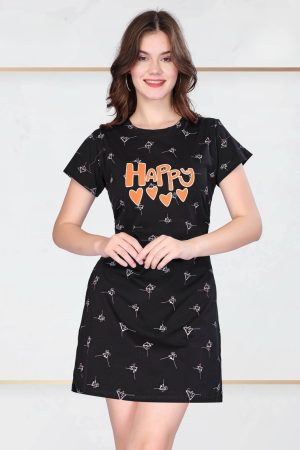 CADILA Womens Half Sleeve Long Length T-Shirt 1