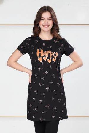 CADILA Womens Half Sleeve Long Length T-Shirt 1