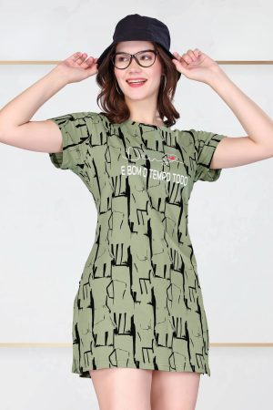 CADILA Womens Half Sleeve Long Length T-Shirt 2