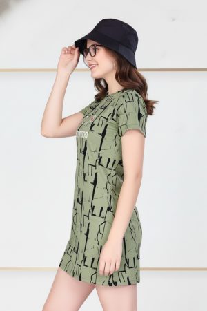 CADILA Womens Half Sleeve Long Length T-Shirt 2